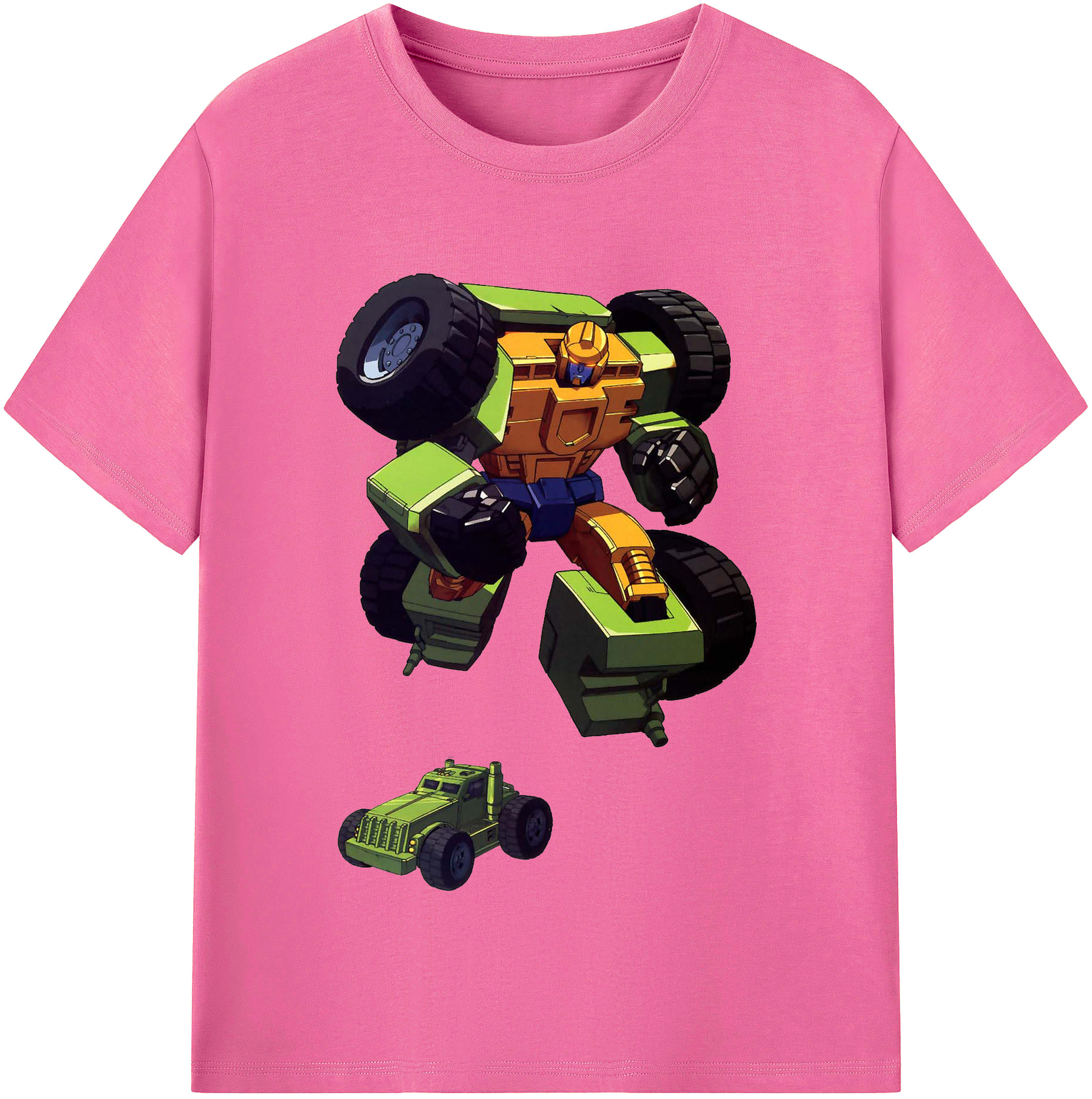（画像用）  レディースカジュアルプリントTシャツ（綿100％）